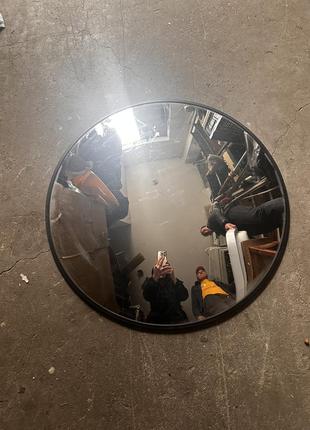 Зеркало круглое в металлической раме
