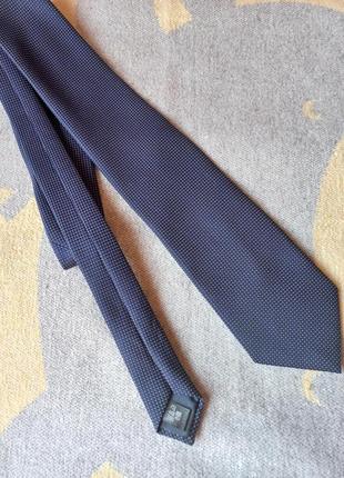 Шикарный стильный галстук в принт в точку