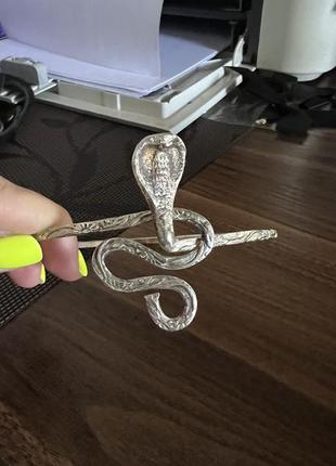 Під срібло браслет чокер на руку ніжку чи шию кобра змія