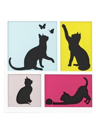 Набор для творчества rosa talent 3d 4 cats двп грунтованное, 3 слоя, 30 х 30 см (4823098528883)