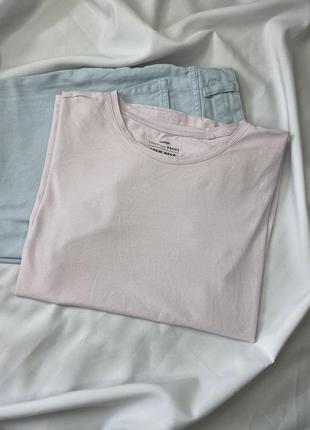 Базовая нежно розовая футболка george