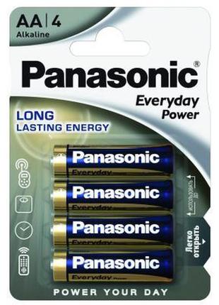 Батарейка panasonic aa everyday power * 4 (lr6ree/4bp / lr6ree/4br)