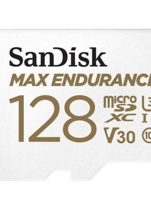 Карта памяти sandisk 128gb microsdxc class 10 uhs-i u3 max endurance (sdsqqvr-128g-gn6ia)