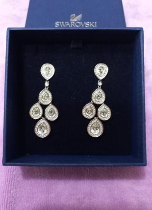 Сережки swarovski