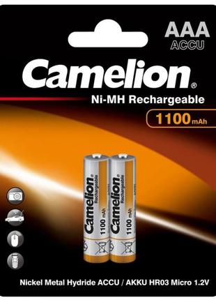 Аккумулятор camelion aaa 1100mah ni-mh * 2 r03-2bl (nh-aaa1100bp2)