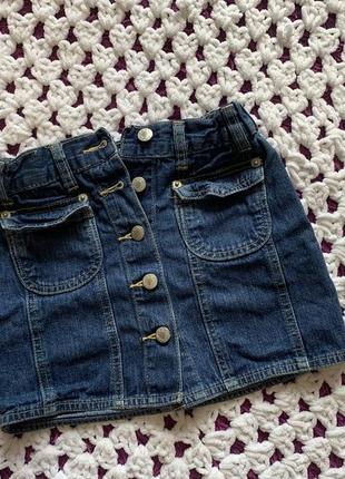 Детская джинсовая юбка