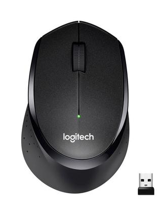 Мышка logitech m330 silent plus black (910-004909)