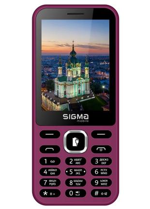 Мобильный телефон sigma x-style 31 power type-c purple (4827798855041)