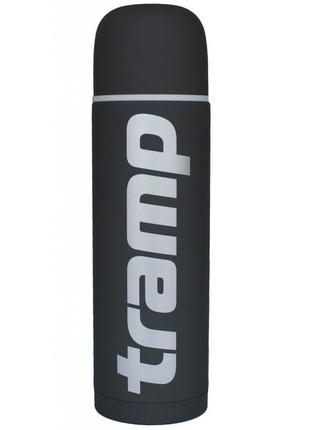 Термос tramp soft touch 1.2 л grey (utrc-110-grey)