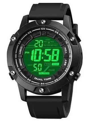 Часы наручные мужские skmei 1762bk black. цвет: черный