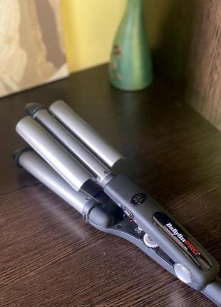 Плойка тройна babyliss pro bab2269tte triple barrel waver