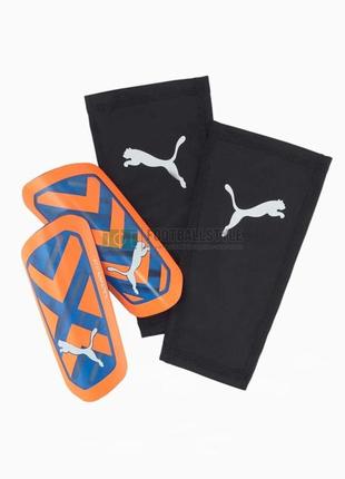 Щитки puma ultra flex sleeve синій, помаранчевий уні s (030871-01 s)