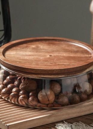 Поднос ,ящик,тара для хранения ,стекло,дерево