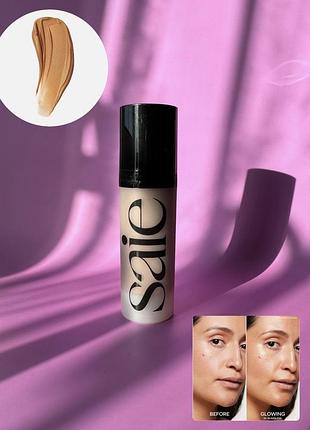 Saie glowy super gel lightweight dewy multipurpose illuminator рідкий хайлайтер, сяюча база