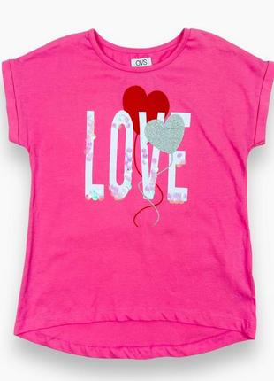 Футболка ovs kids для девочки на рост 122 см