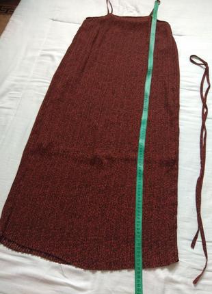 Платье миди на поясе  с тонкими бретельками selected размер хс,с.4 фото