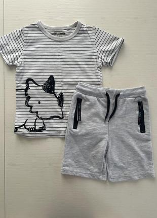 Костюм комплект шорти футболка next 3-4 роки, 104 см