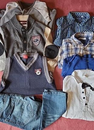 Лот детской одежды для мальчика chicco s.oliver carter's