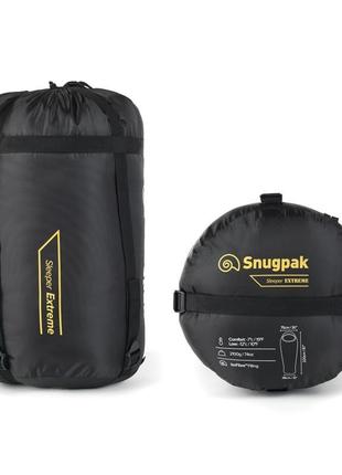 Спальный мешок snugpak basecamp extreme, (comf.- 7°c/ extr. -12 ° c), ц:black2 фото