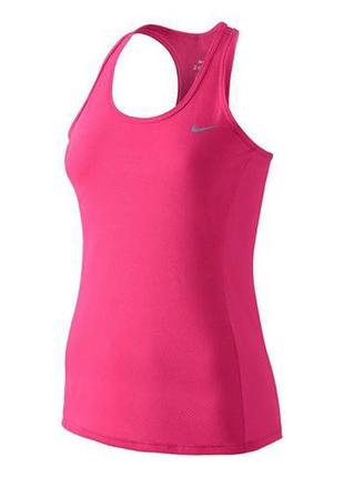 Розовая спортивная майка nike dry fit оригинал спорт фитнес бег
