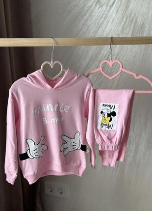 Костюм двійка piccola для дівчинки (худі,штани) 4-5 років 104-110 см