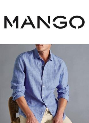 Лляна сорочка від mango man