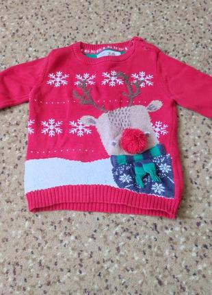 Детские новогодние свитерики