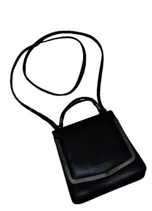 Женская сумка клатч кожаная черная bolumas новая