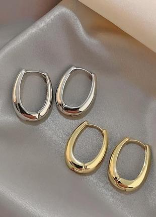 Сережки в стилі massimo