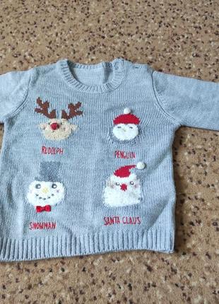 Детские новогодние свитерики