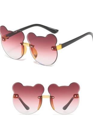 4-135 дитячі сонцезахисні окуляри ведмедики детские солнцезащитные очки мишки