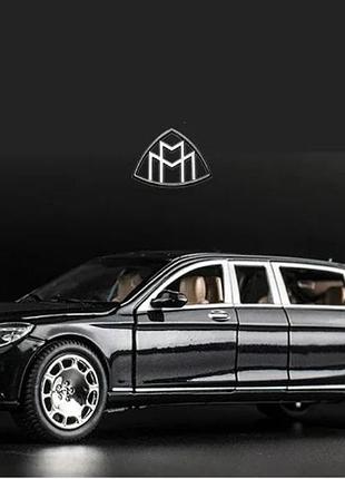 Модель maybach s600 премиум класа из сплава 1:24 звуком и светом