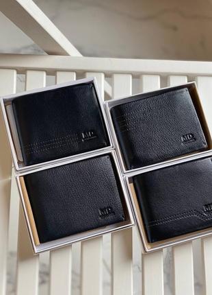 Шкіряне портмоне з затискачем4 фото