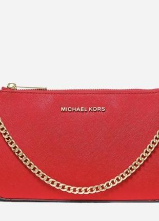 Сумка michael kors, нова, червона