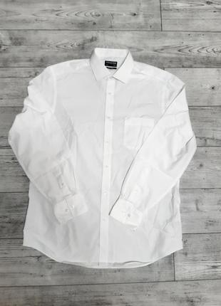 Рубашка рубашка мужская белая длинный рукав р 48-50