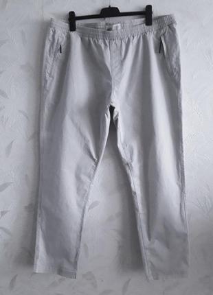 Котонові стрейчеві штани в стані нового, 60?-62-64?, бавовна, еластан, george