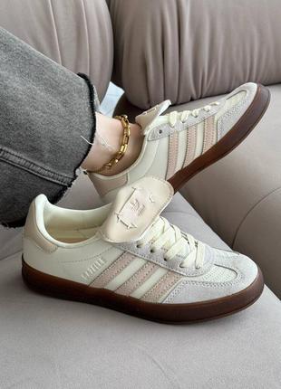 Шкіряні кросівки adidas gazelle