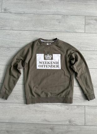Свитшот weekend offender casual xxs кежуал кофта худи свитер оригинал