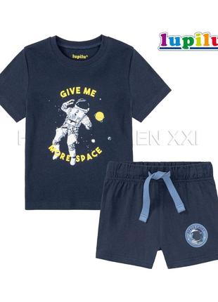 4-6 лет костюм для мальчика летний футболка базовая шорты трикотажные хлопковые комплект для лета
