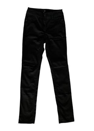 Джинсы черные брюки 34/160/64а, замеры на фото