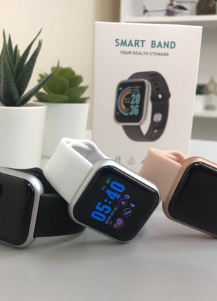 Фитнес трекер smart band mi d20 (розовый)