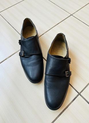 Кожаные мужские туфли 42-43 размера