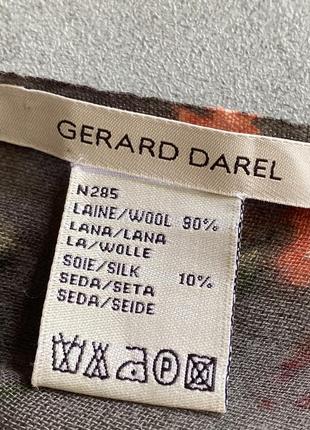 Шерстяной тонкий шарф палантин gerard darel