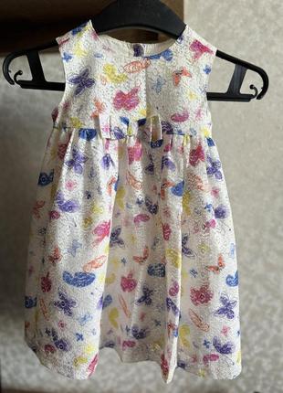 Красивое праздничное детское платье, летнее платье с цветами сарафан