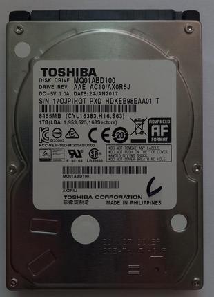 Диск жорсткий toshiba mq01abd100 1tb