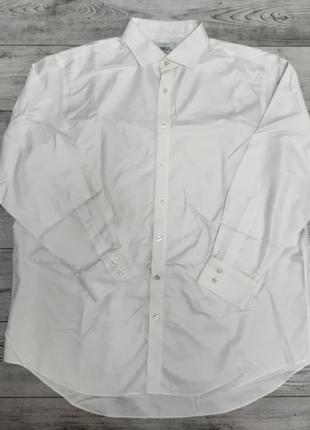 Рубашка рубашка мужская белая длинный рукав р 52 -54бренд "charles tyrwhitt"
