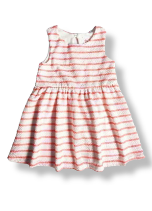 Дитяча мила сукня у смужку young dimension розмір 9-12 міс, зріст 80 см