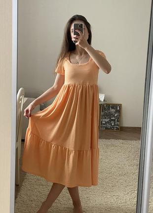 Літня міді сукня