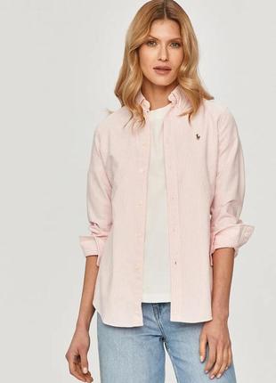 Сорочка ralph lauren у рожеву смужку