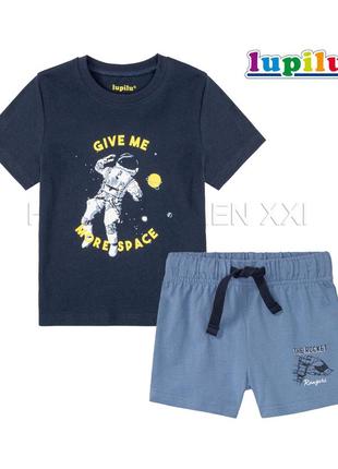 4-6 років костюм для хлопчика літній футболка базова шорти трикотажні бавовняні комплект для літа